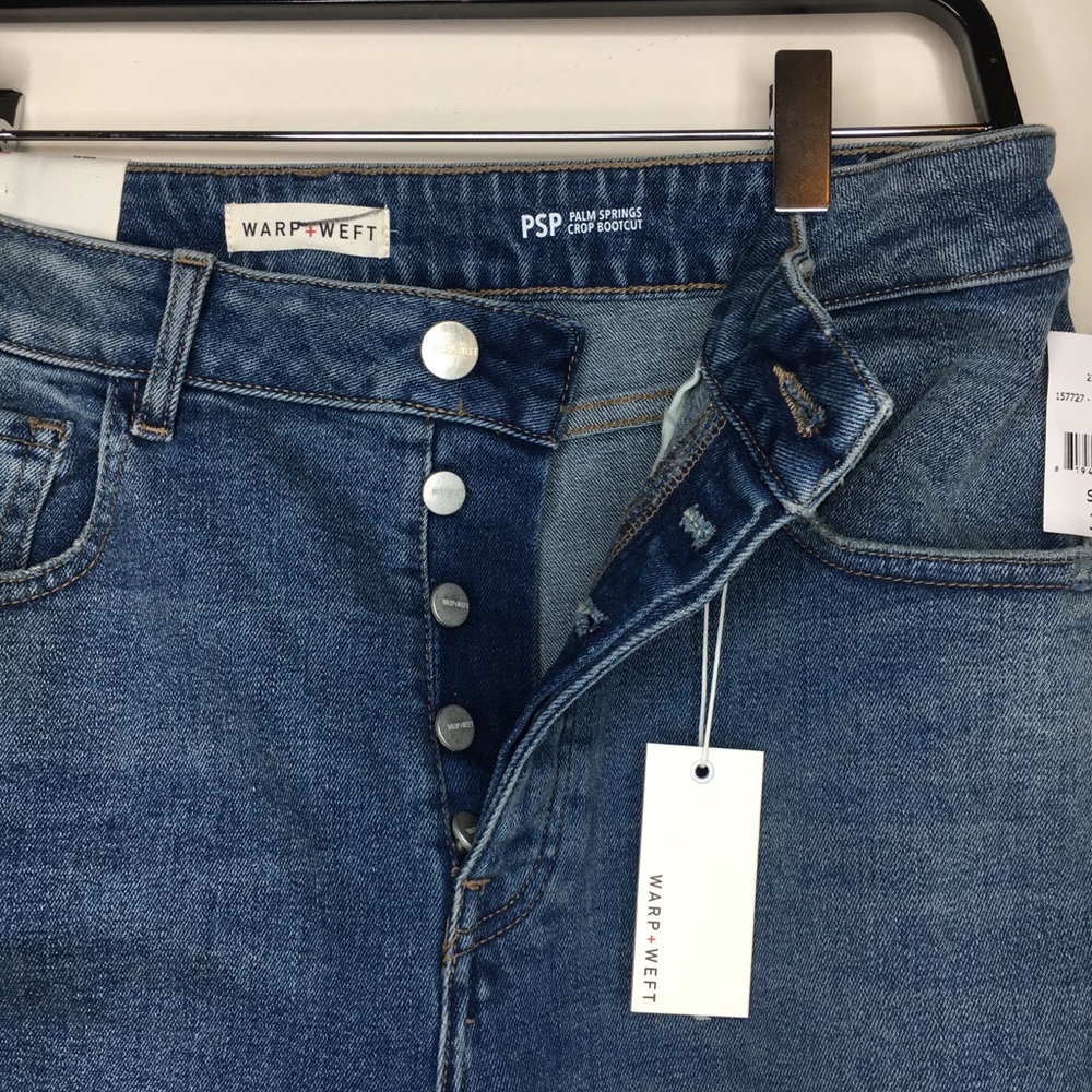 NWT WARP + WEFT Button Fly Stitch Fix Vintage Jean
